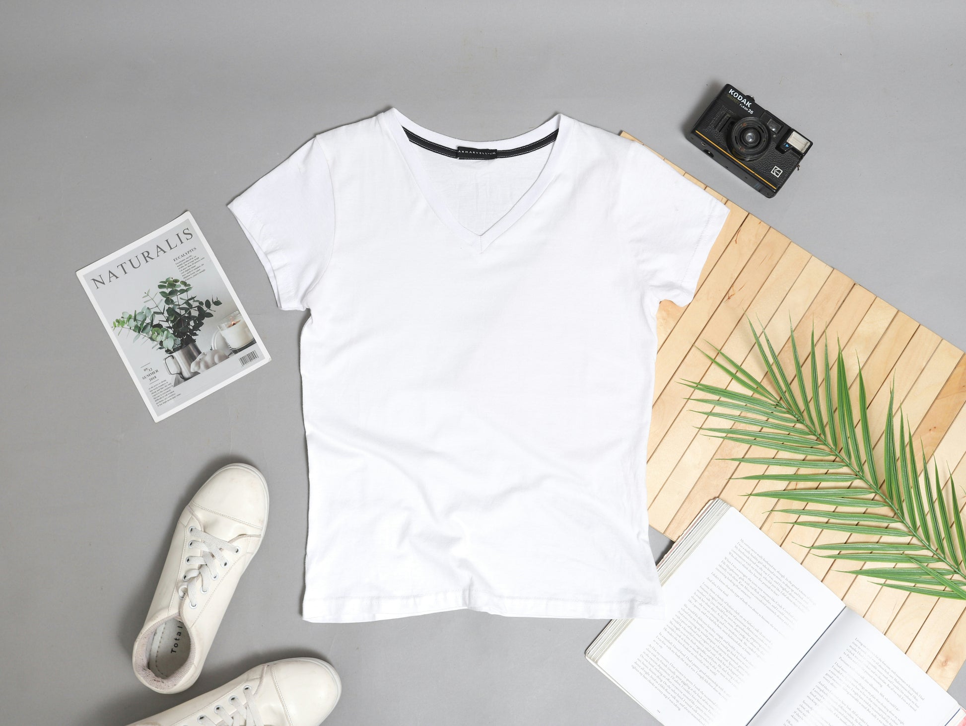 Essential White Crew Tee